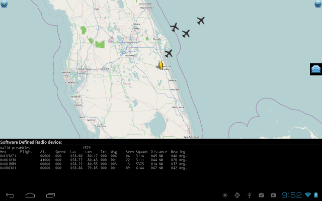 ADS-B Decoding on Android